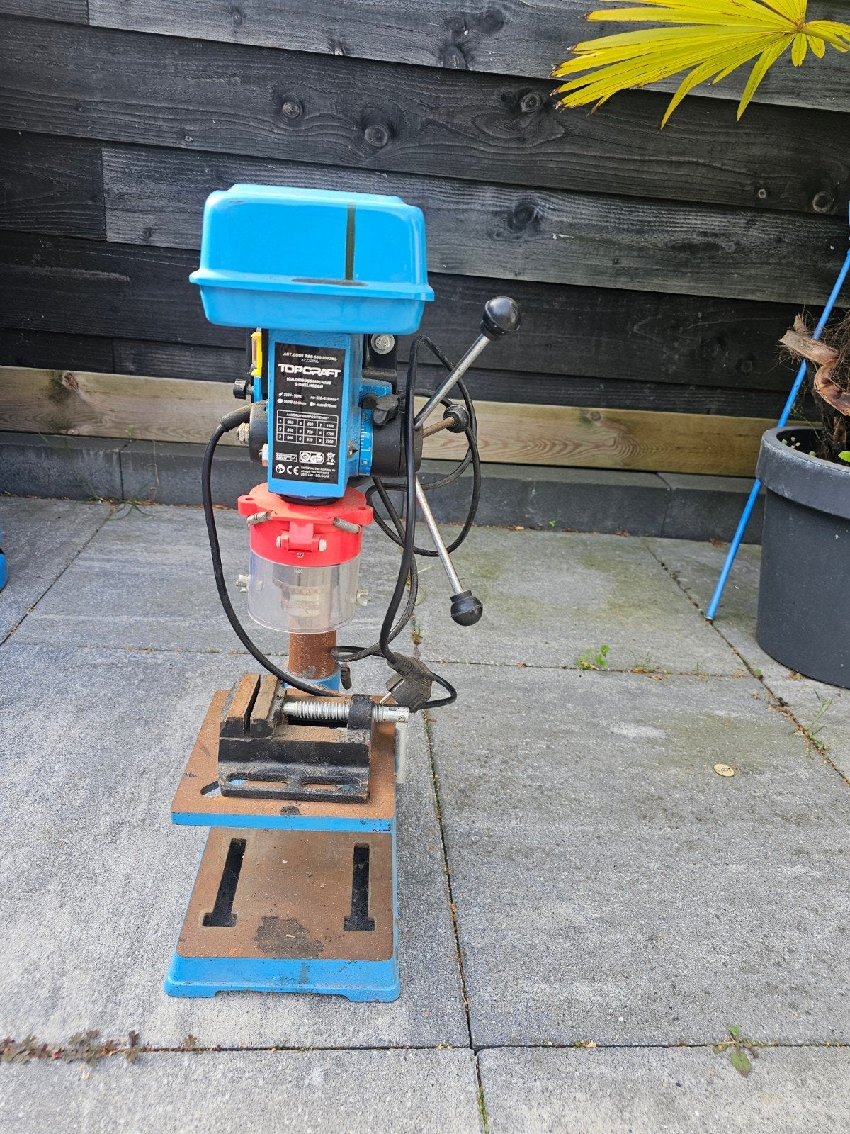 TOPCRAFT Kolomboormachine - Gebruikt maar functioneel, Doe-het-zelf en Verbouw, Gereedschap | Boormachines, Ophalen, Gebruikt