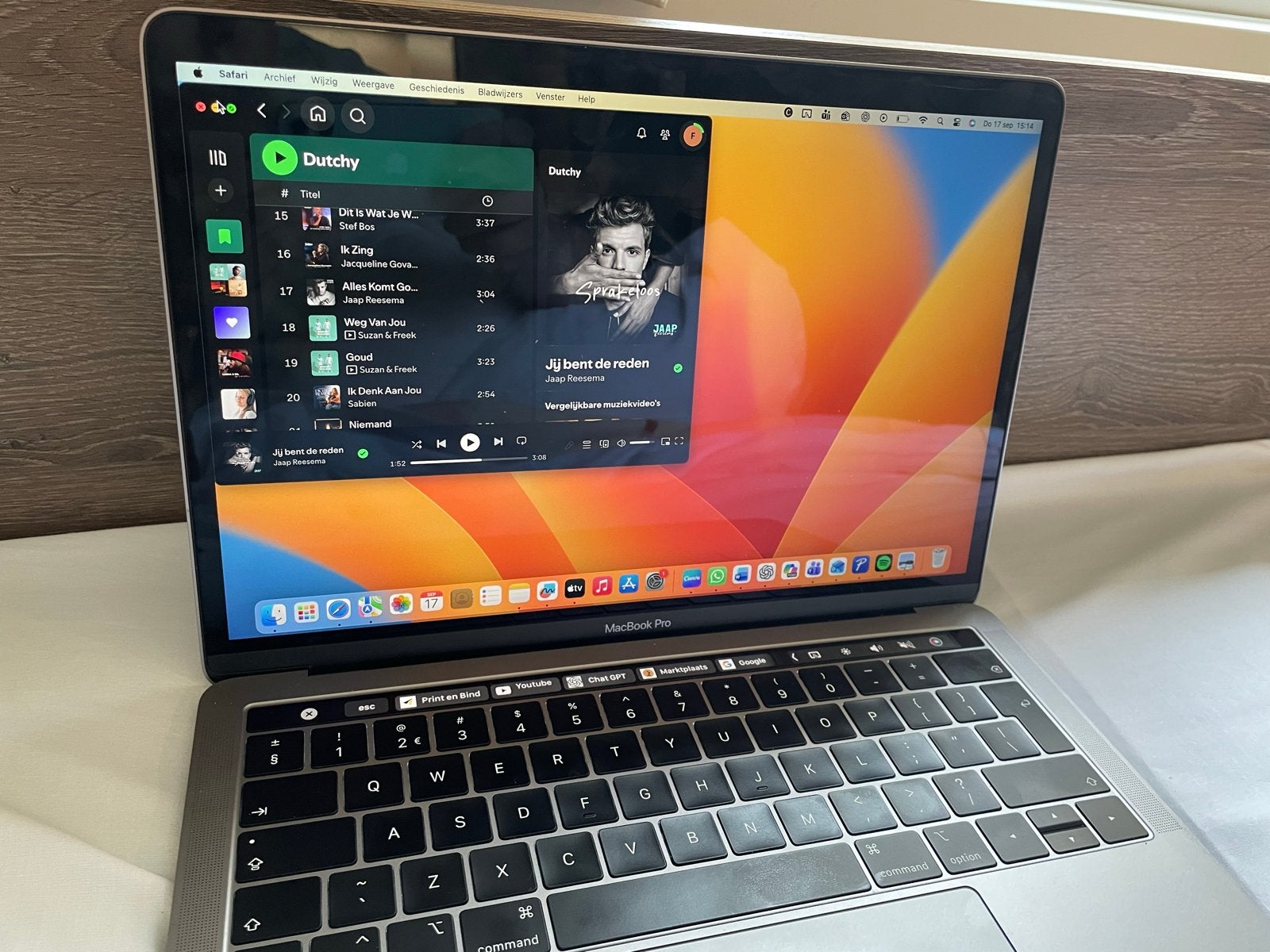 MacBook Pro 13 inch - Zo goed als nieuw, Computers en Software, 256 GB, 2 tot 3 Ghz, Qwerty, 8 GB