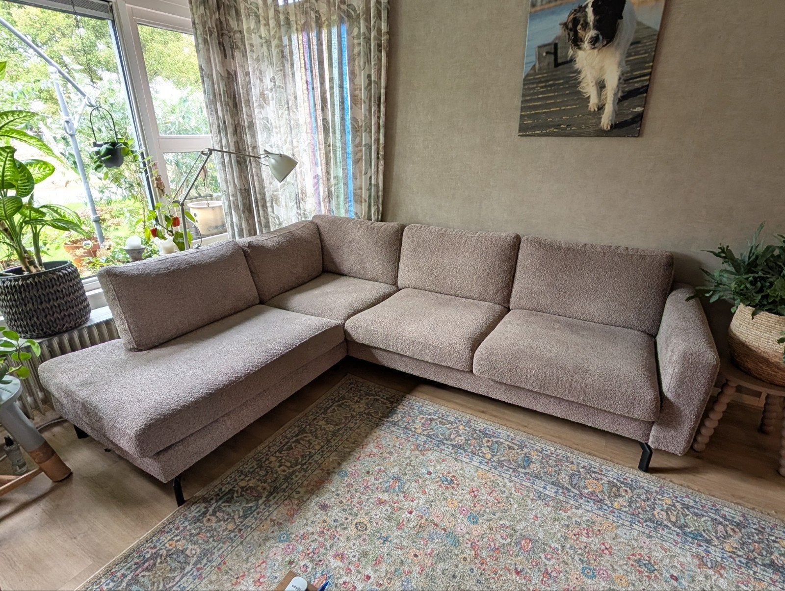 Comfortabele Hoekbank - Zo goed als nieuw, Ophalen, 250 tot 300 cm, Modern en comfortabel, Hoekbank