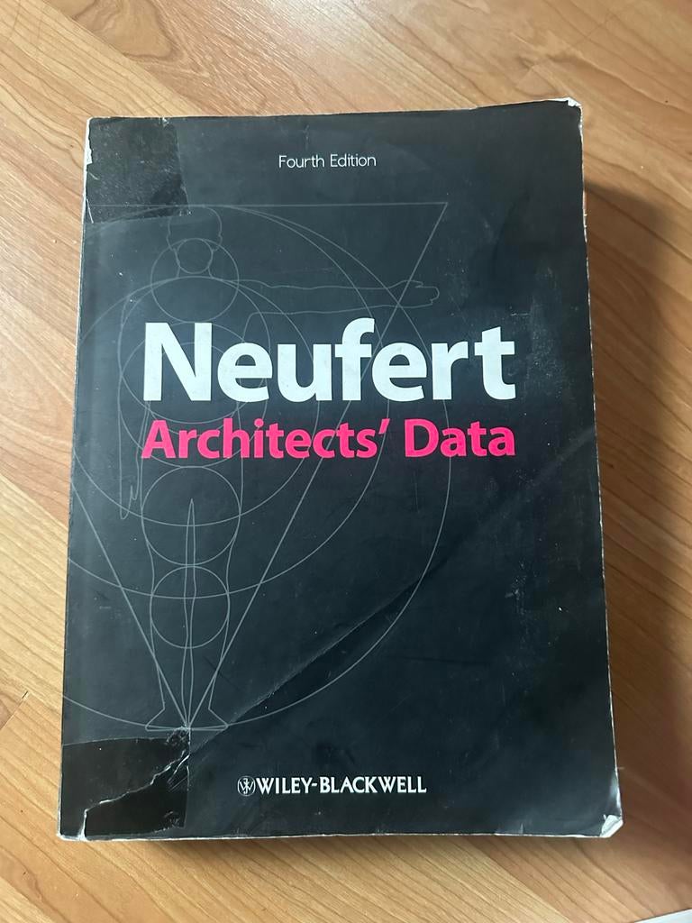 Neufert Architects' Data - Vierde Editie, Boeken, Kunst en Cultuur | Architectuur, Gelezen, Architectuur algemeen, Ophalen