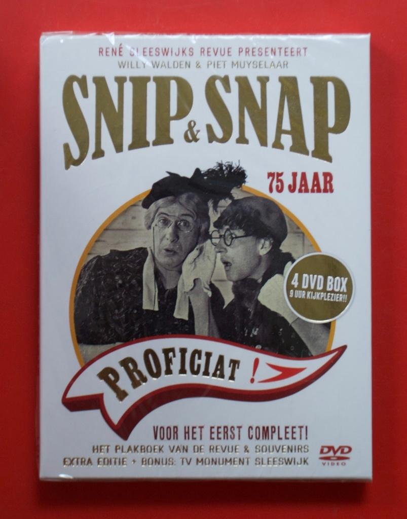 4dvd-box Snip & Snap: 75 jaar Willy Walden en Piet Muyselaar, Alle leeftijden, Ophalen of Verzenden, Zo goed als nieuw, Overige genres