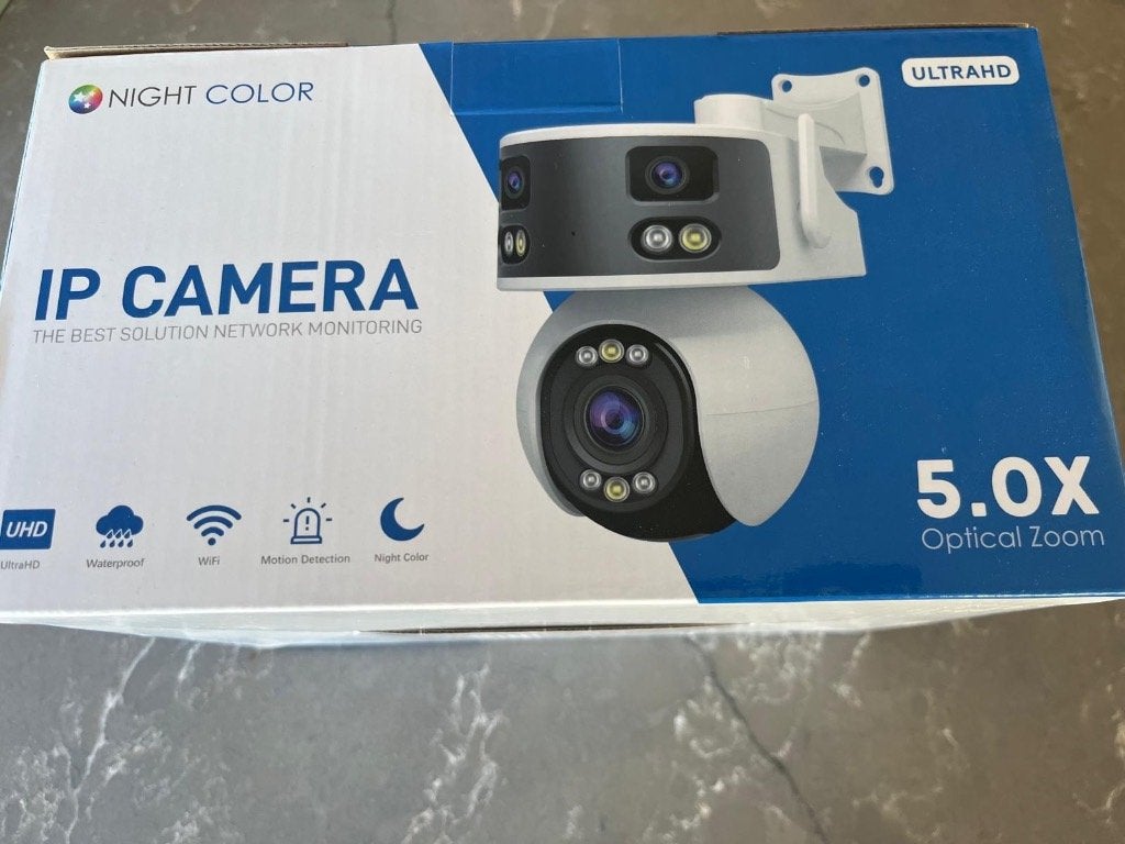 SRIHOME 8MP PTZ-beveiligingscamera, Ophalen, Nieuw, Buitencamera