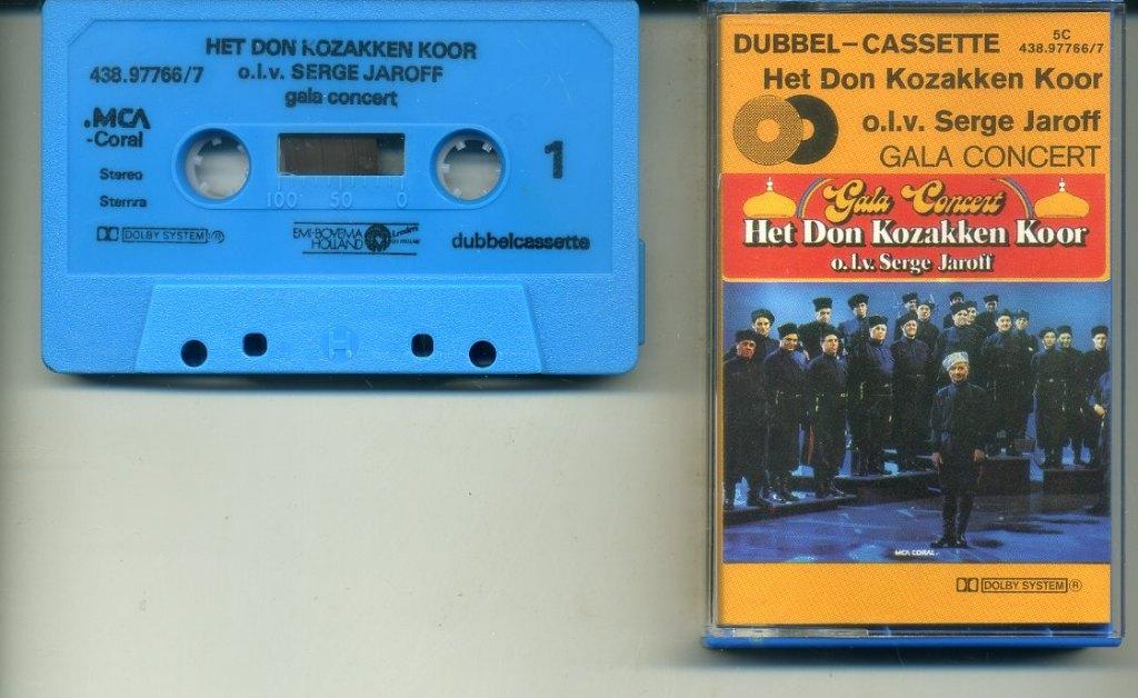 Het Don Kozakken Koor o.l.v. Serge Jaroff Gala Concert ZGAN, Overige genres, 1 bandje, Ophalen of Verzenden, Zo goed als nieuw