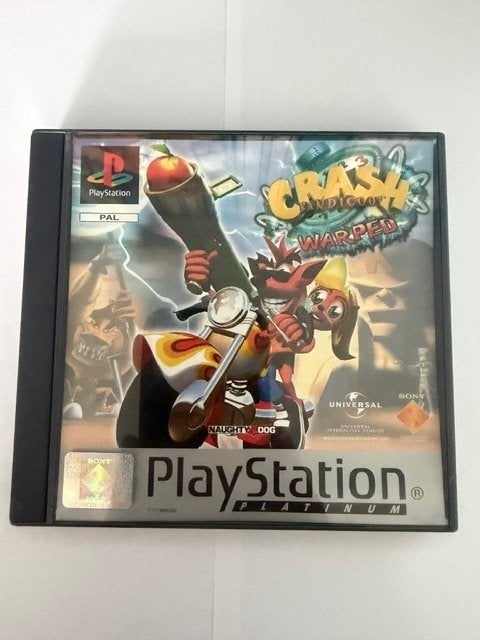Crash Bandicoot 3 Warped ps1, Spelcomputers en Games, Games | Sony PlayStation 1, Avontuur en Actie, 1 speler, Ophalen of Verzenden