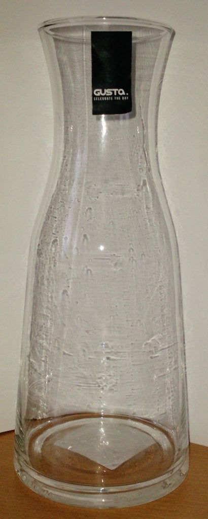 Gusta Karaf voor wijn of water ( crystalite ), Huis en Inrichting, Overige typen, Nieuw, Ophalen of Verzenden, Glas