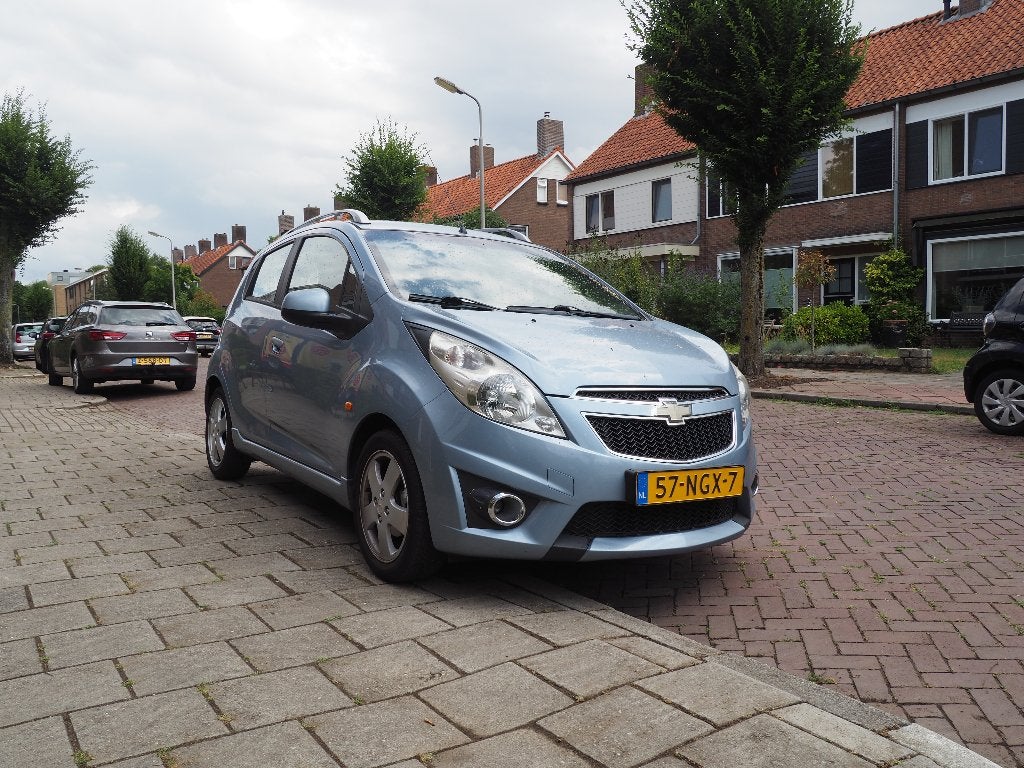 Chevrolet Spark 1.2 2010 Blauw, Auto's, Chevrolet, Voorwielaandrijving, 4 cilinders, Blauw, Origineel Nederlands