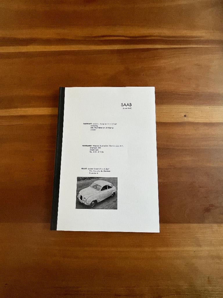 Werkplaats handleidingboek Saab, Auto diversen, Handleidingen en Instructieboekjes, Ophalen of Verzenden