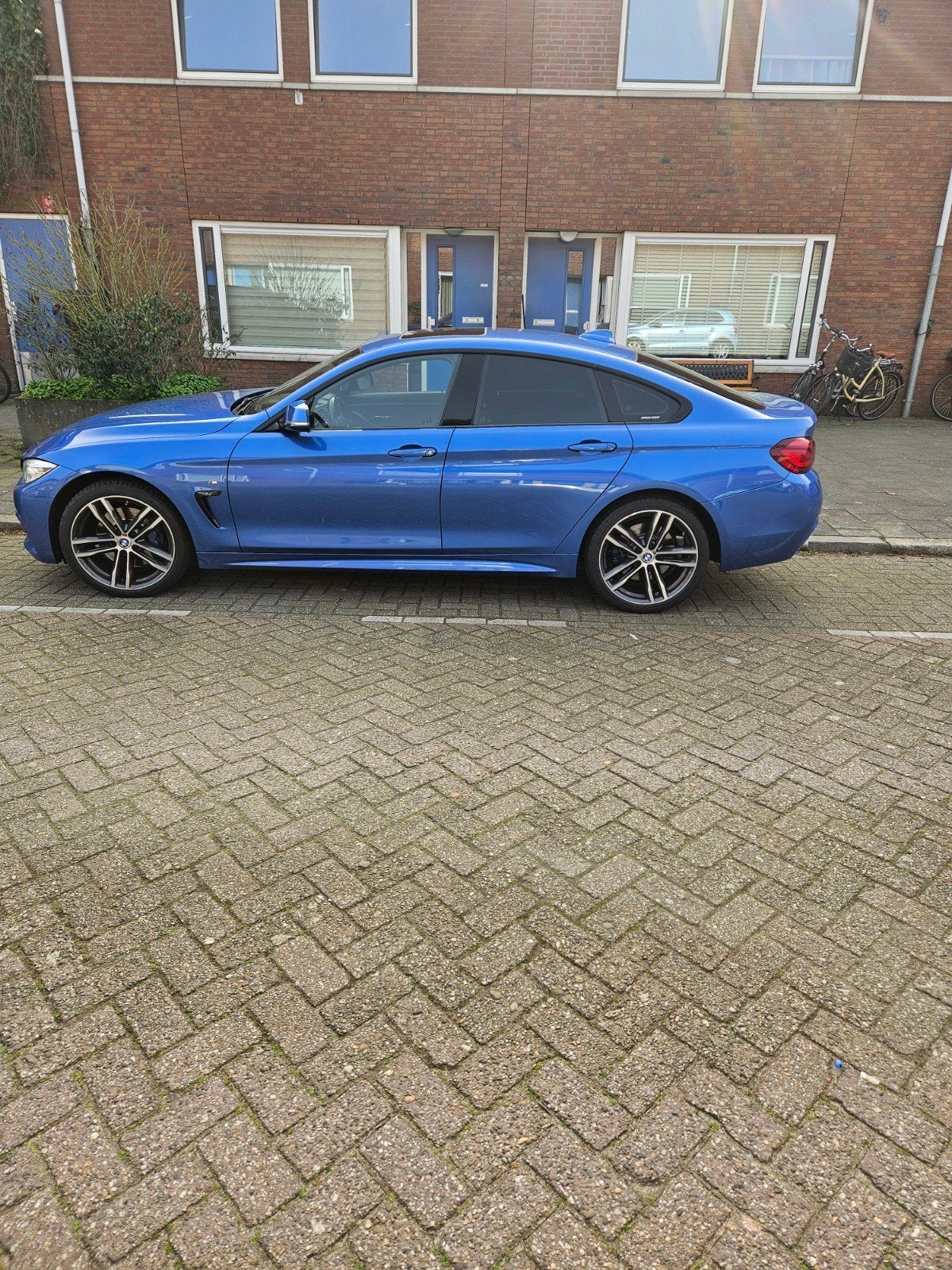 BMW 4-Serie 435DA 3.0 Xdrive Gran Coupe 2016 Blauw, Auto's, BMW, 1800 kg, Blauw, Alcantara, Diesel