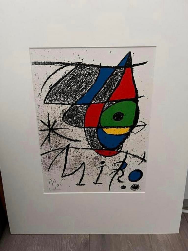 Joan Miro 1893-1983 / Mooi Litho 43x53 cm., Ophalen
