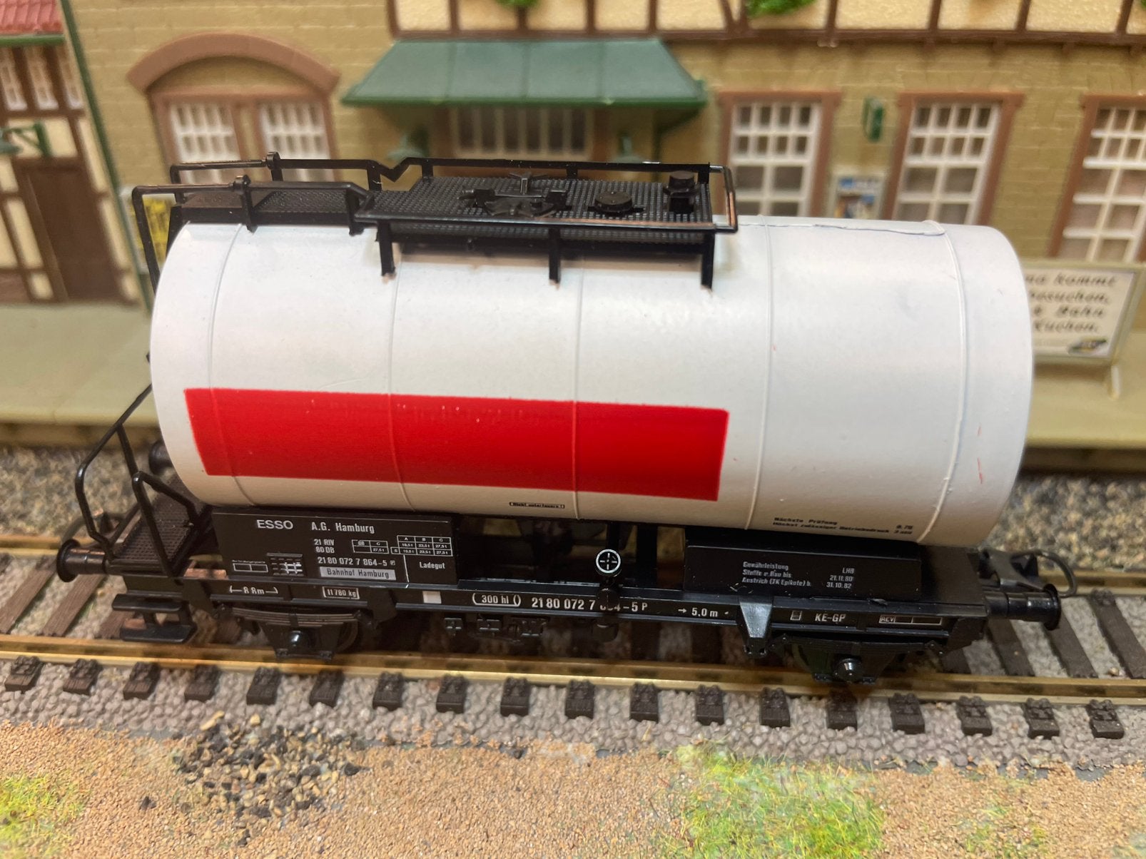 Roco Esso Ketelwagon nr 4336B ho, Hobby en Vrije tijd, Gelijkstroom, Wagon, Ophalen of Verzenden, Zo goed als nieuw