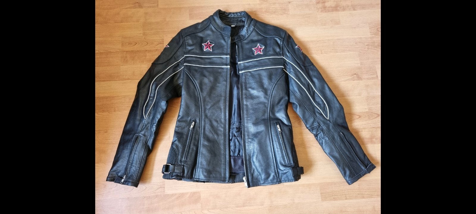 Nieuwe leren unisex (motor)jas maat M, Ophalen