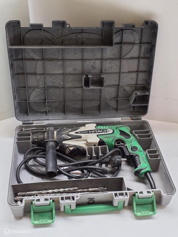 Hitachi boorhamer DH 24PB3, Gebruikt