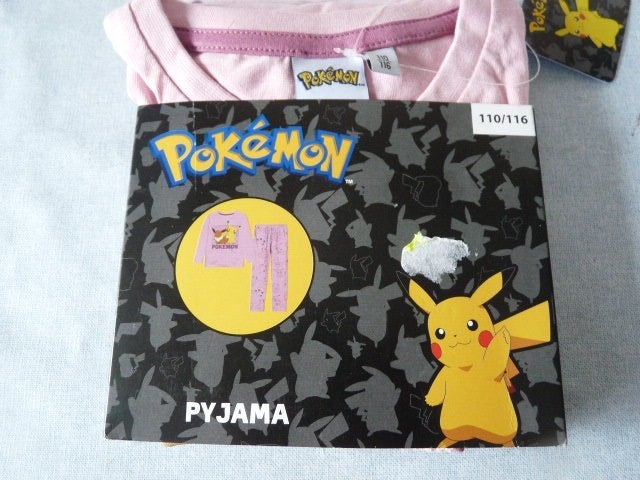  Pokemon pyjama - roze - eevee - pikachu - Pokémon  Nieuw, Nacht- of Onderkleding, Nieuw, Ophalen of Verzenden, Meisje