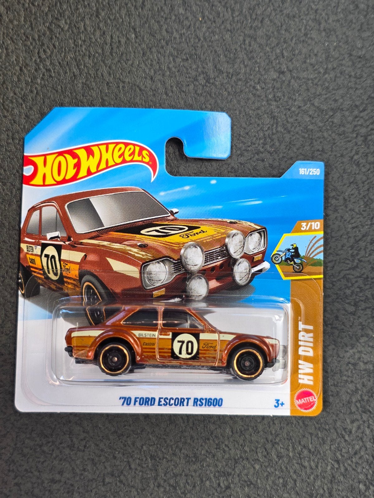 Hot Wheels '70 Ford Escort RS1600 HW Dirt 161/250, Ophalen of Verzenden, Nieuw