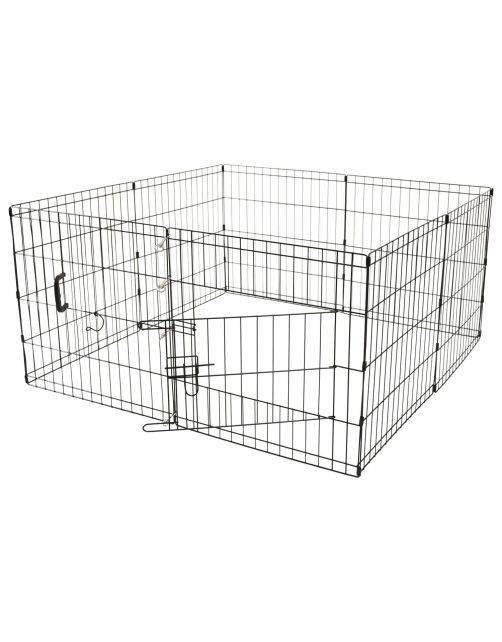 Adori Puppyren Zwart - Hondenbench - 61x61 cm, Dieren en Toebehoren, Ophalen, Zo goed als nieuw