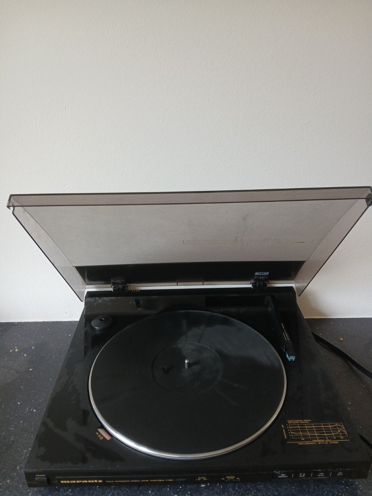 Marantz TT551 Defect  Volautomatische Direct Drive Platenspe, Ophalen of Verzenden, Gebruikt, Overige merken