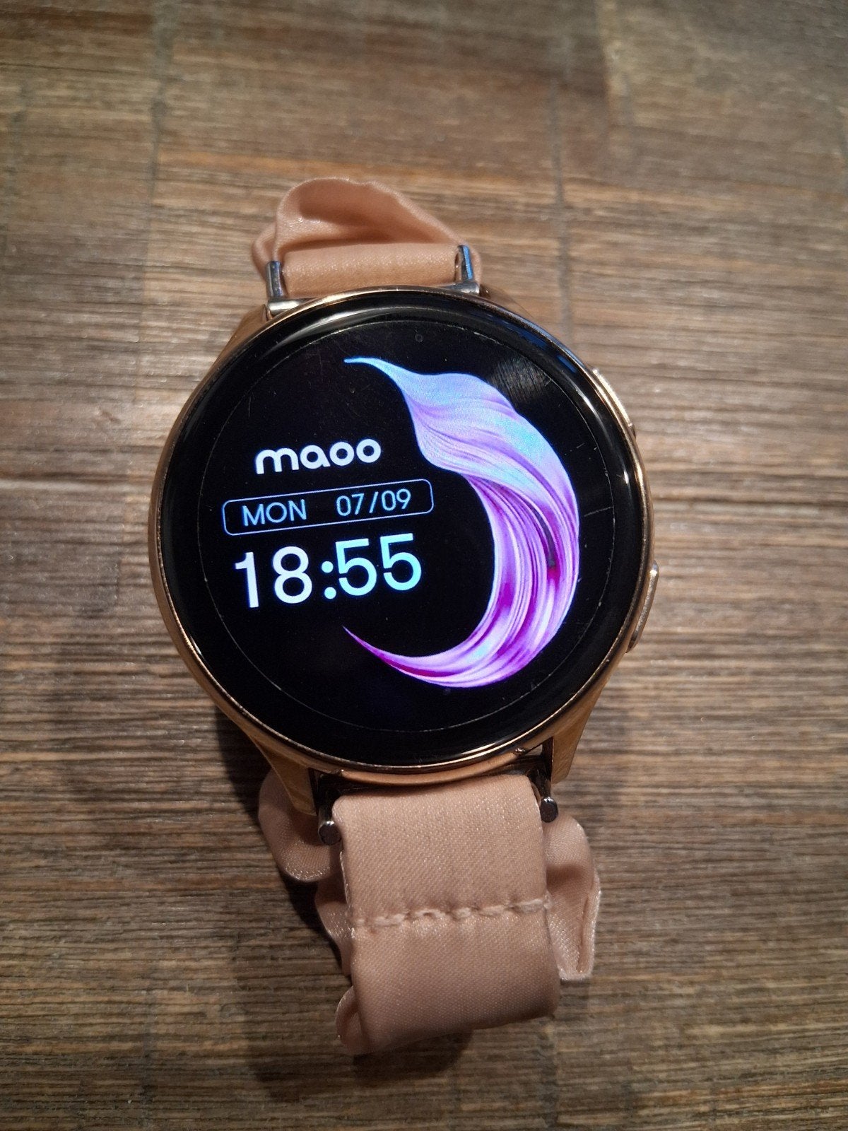 Maoo Ventura Smartwatch met extra bandjes, Ophalen of Verzenden, Zo goed als nieuw, Maoo, Roze