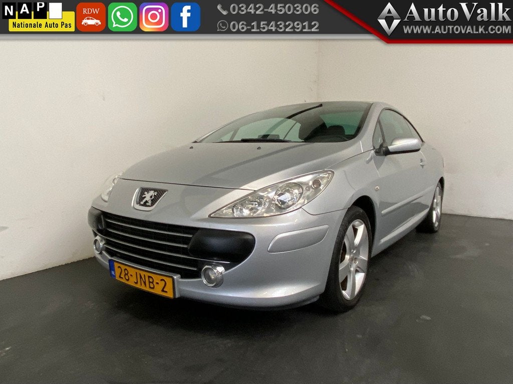 Peugeot 307 CC 2.0-16V Palm Beach. APK 12.2026! (bj 2009), Voorwielaandrijving, Gebruikt, 4 cilinders, Cabriolet