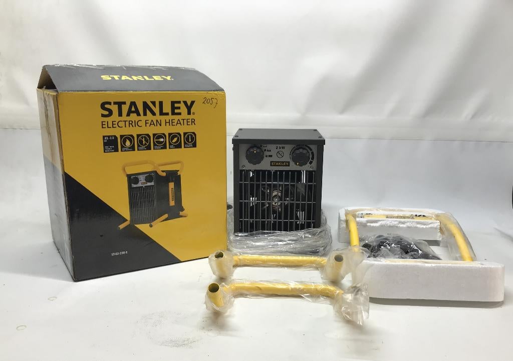 Elektrische fan heater, verwarming, Stanley, ST-02-230 E, 30 tot 80 cm, Minder dan 60 cm, Ophalen of Verzenden, 800 watt of meer