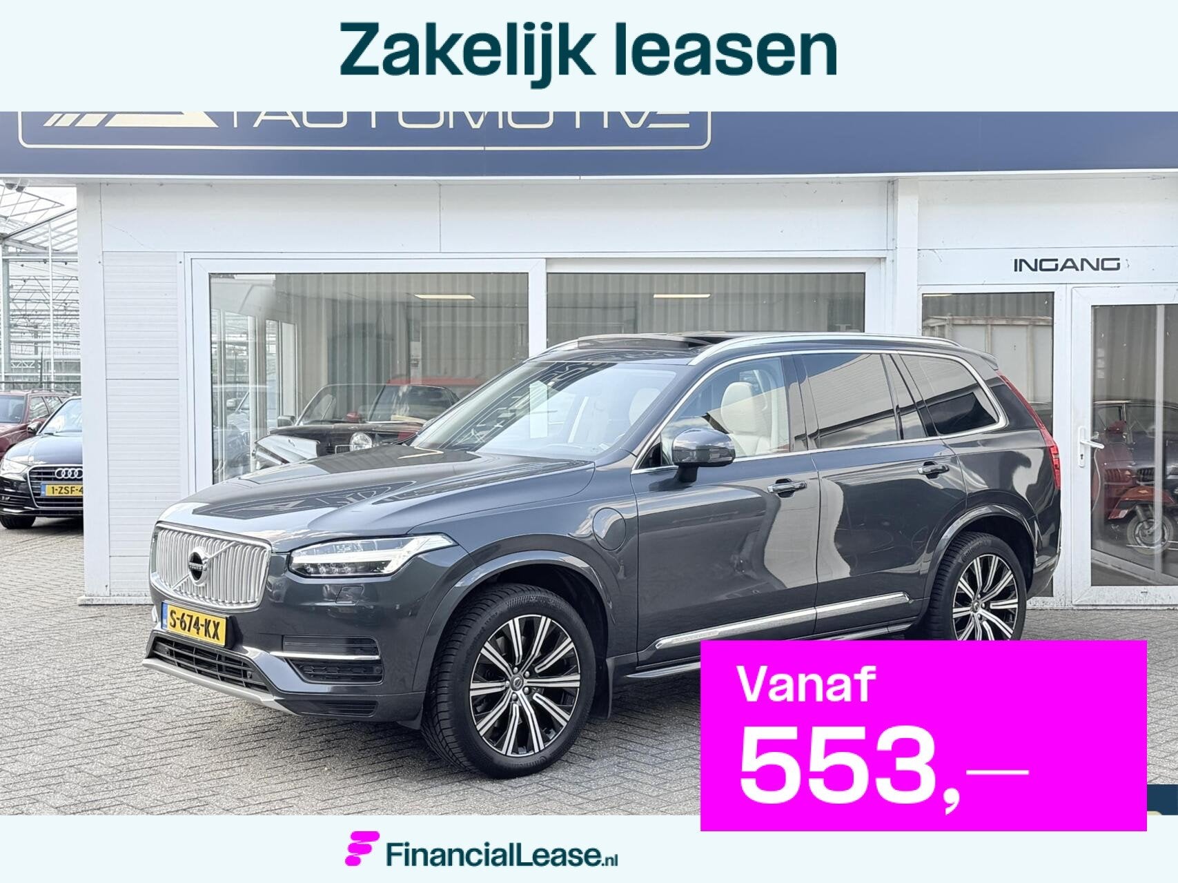 Volvo XC90 T8 Twin Engine AWD Inscription Trekhaak Head-up, 4 cilinders, 7 stoelen, Adaptive Cruise Control, Bedrijf