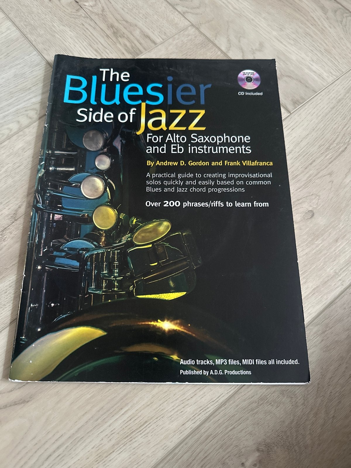 The Bluesier Side of Jazz - Saxofoon lesboek met CD, Muziek en Instrumenten, Bladmuziek, Gebruikt, Ophalen of Verzenden, Jazz
