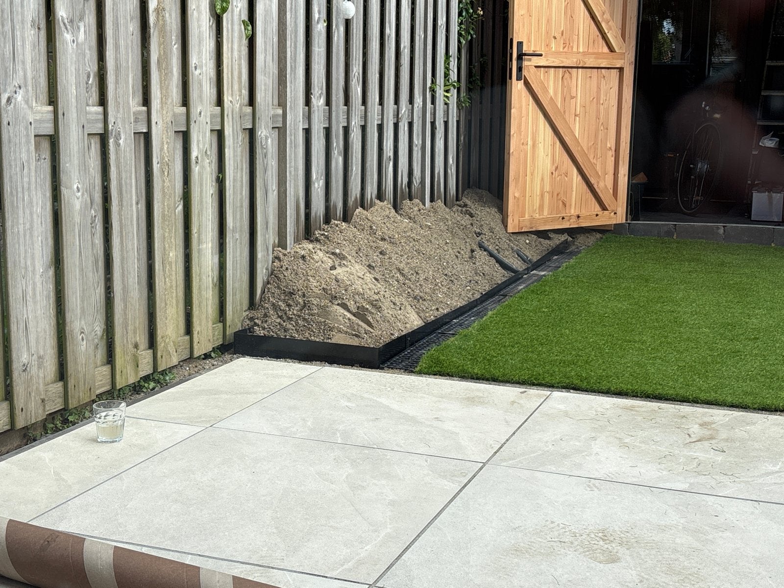 Ongeveer 0,5 kuub brekerzand, Tuin en Terras, Zand, Ophalen, Gebruikt, Brekerzand