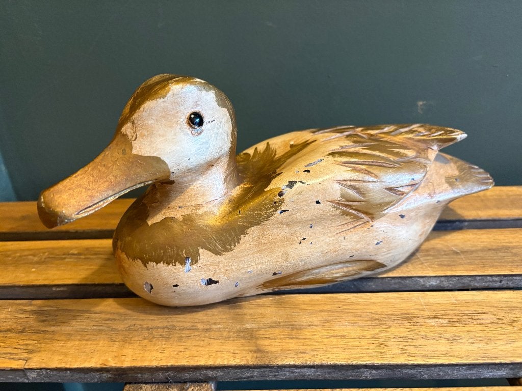 Prachtige Brocante Oude Houten Lokeend., Ophalen of Verzenden