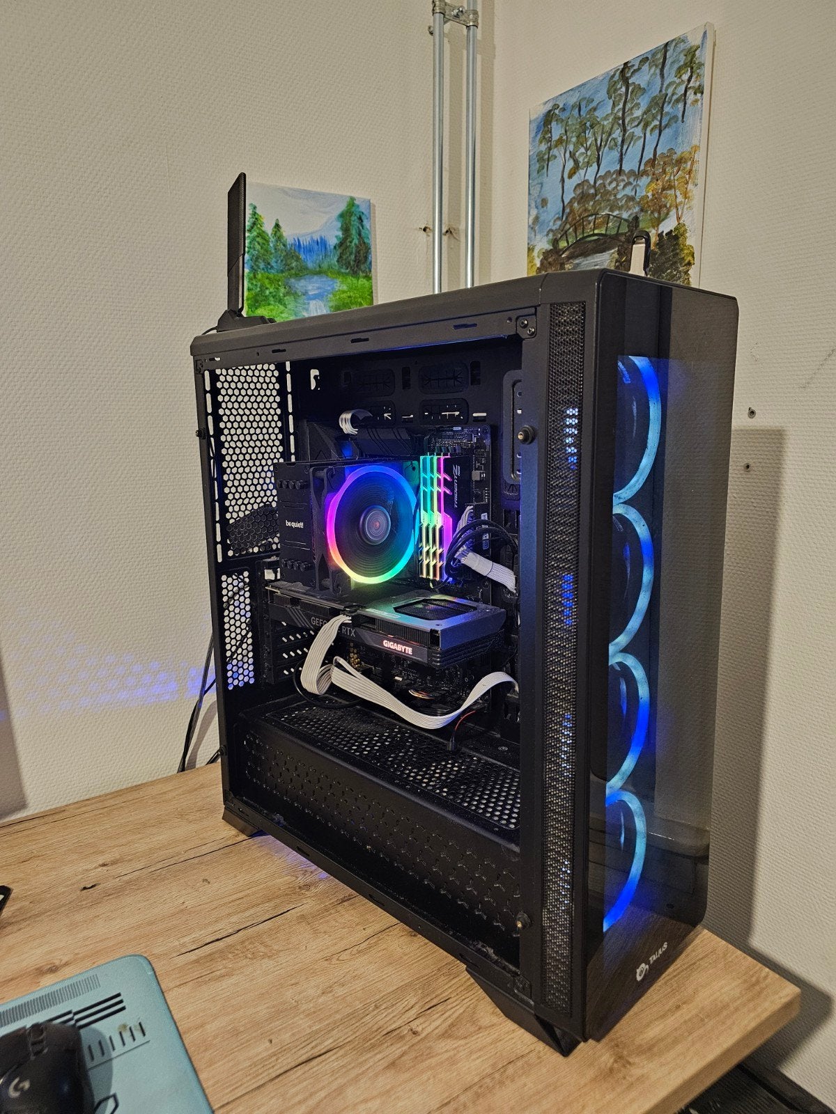 Krachtige game PC | Ryzen 9 5950x, 48GB DDR4, RTX 4060, Computers en Software, Ophalen, Zelf gebouwde pc, 1.12TB, Zo goed als nieuw