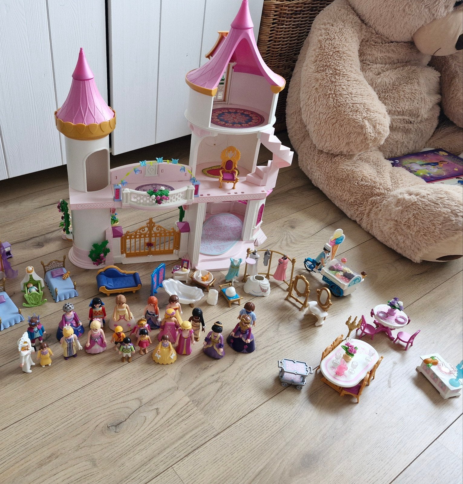 Playmobil Prinsessenkasteel met veel extra's en figuren, Ophalen of Verzenden, Gebruikt, Complete set, Kasteel/Fort
