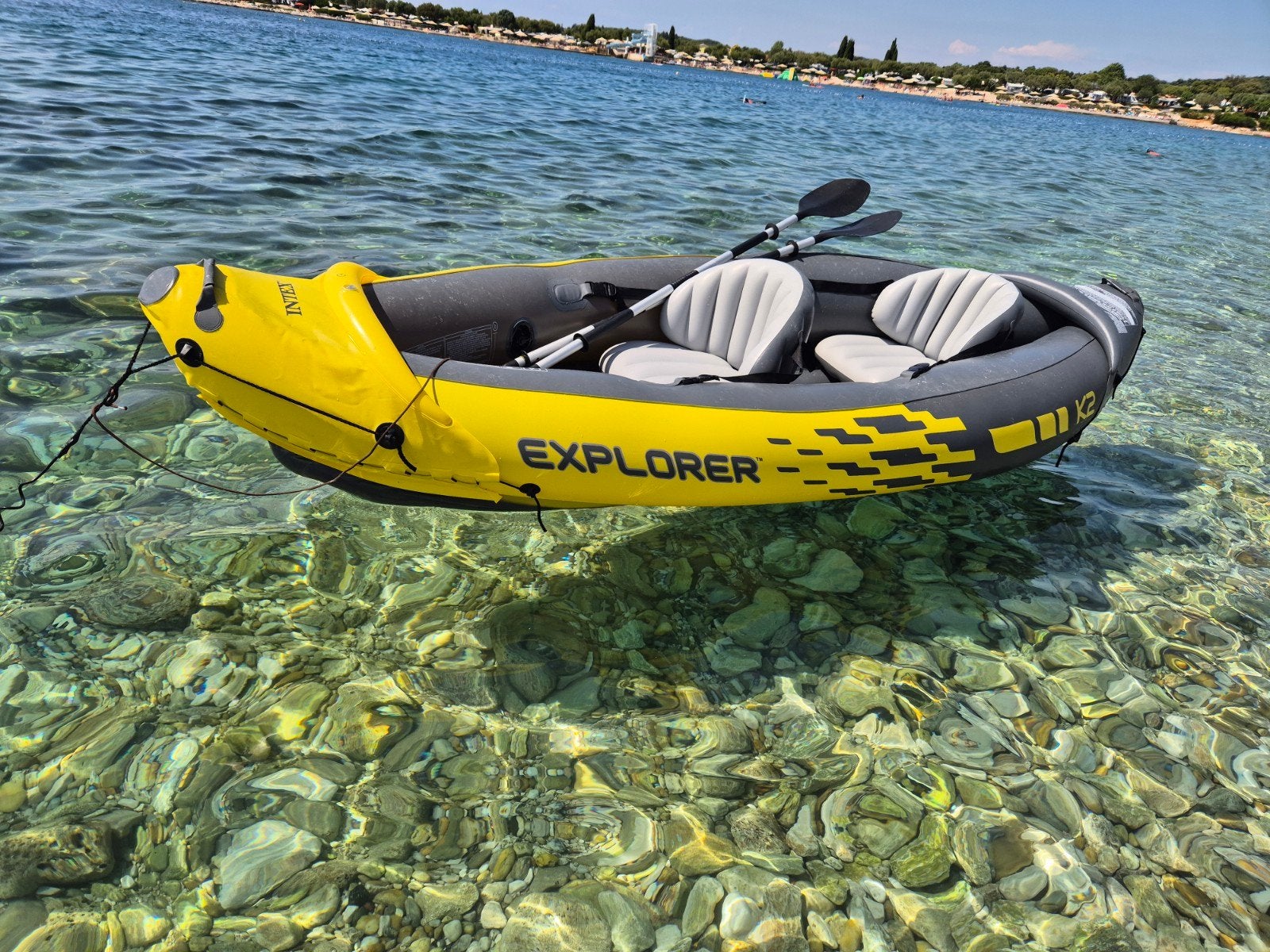 OPBLAASBARE KAYAK INTEX EXPLORER K2, Ophalen, Zo goed als nieuw, Twee personen, Kajak