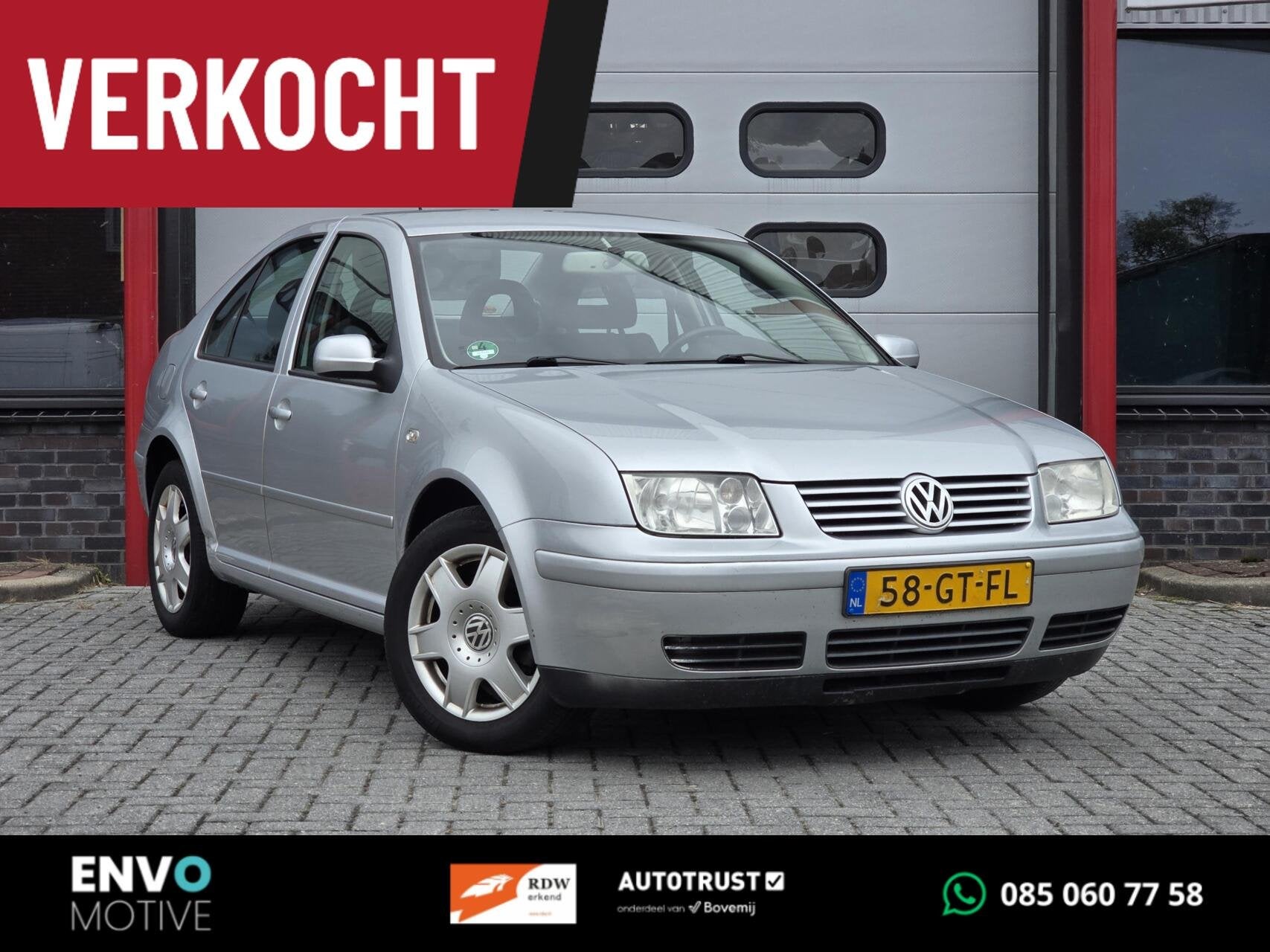 Volkswagen Bora 2.0 Highline Cruise/Bluetooth/Trekhaak/LMV, Stof, Gebruikt, Bora, 4 cilinders