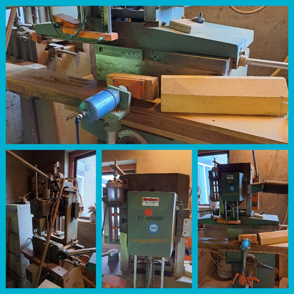 2 kettingsteekmachines + kettingen, Ophalen, Gebruikt, 70 mm of meer, Kettingzaag