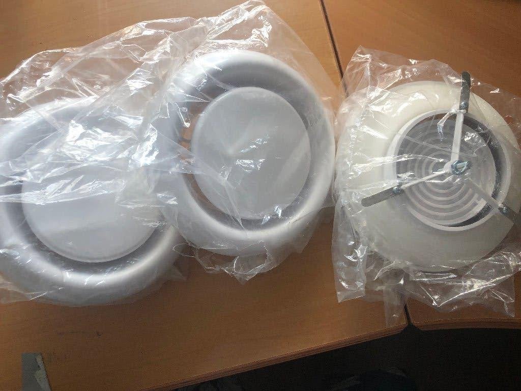 Ventilatierooster, ventilatieventiel -125 mm- nog 3 stks, Ophalen of Verzenden, Nieuw, Ventilator