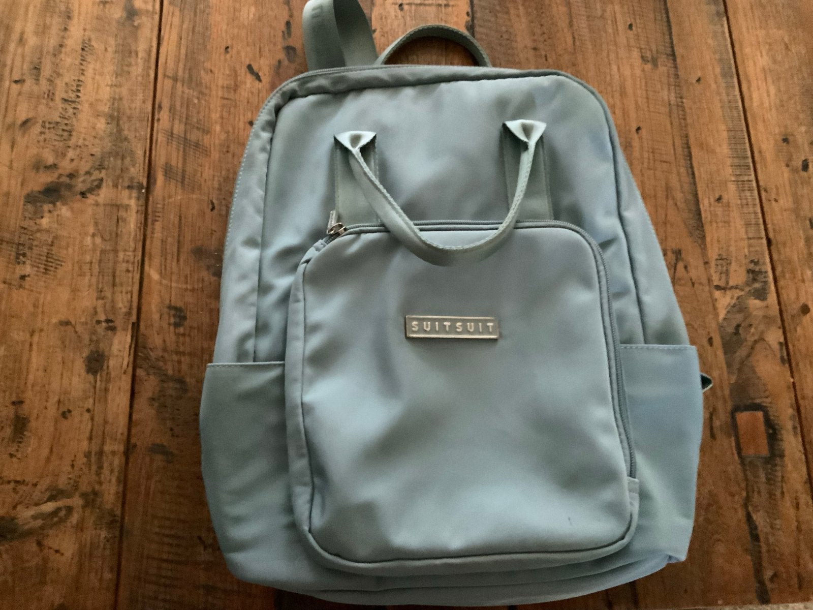 Stijlvolle SUITSUIT rugzak - Lichtblauw, 25 tot 40 cm, Zo goed als nieuw, 30 tot 45 cm, Ophalen