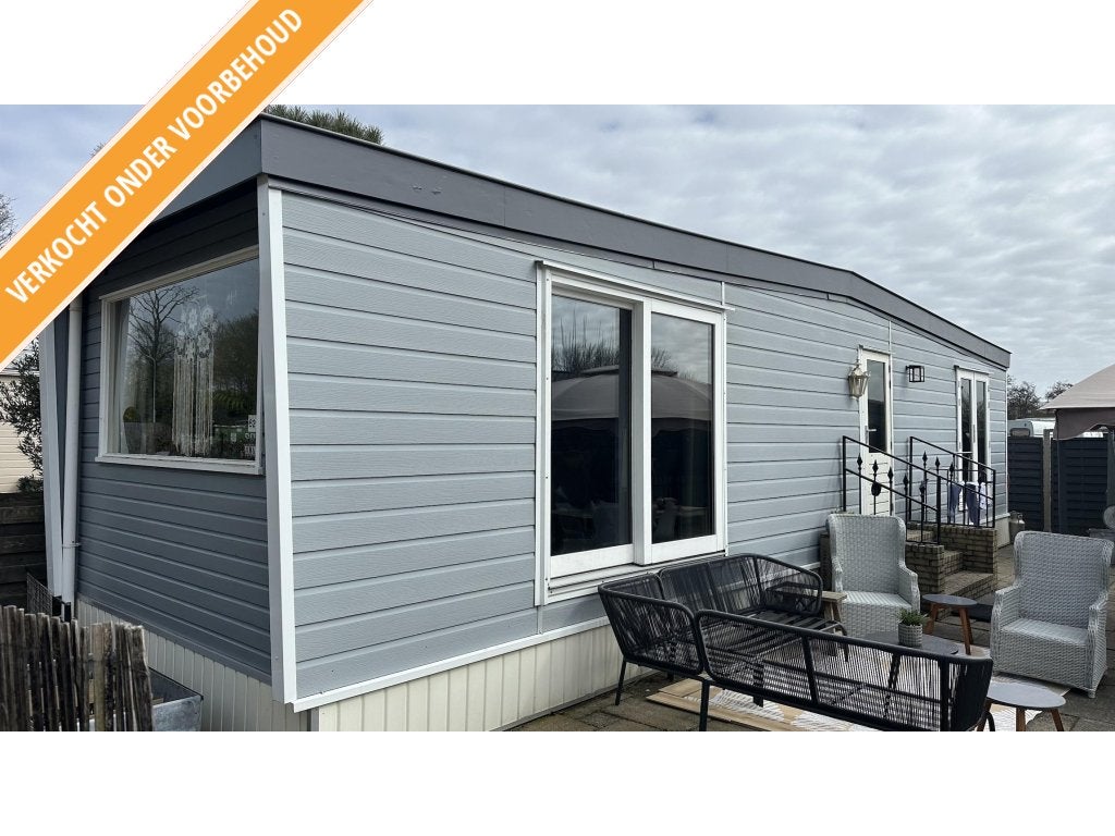 Chalet zonder staanplaats te koop in Zuid-Holland! R#52R, Caravans en Kamperen, Tot en met 4