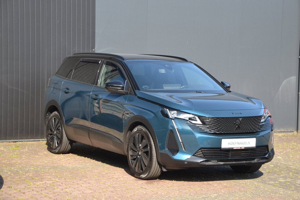 Peugeot 5008 1.2 130 PK Turbo Automaat - 8 GT - Line * Alaca, Gebruikt, Euro 6, 1199 cc, Blauw