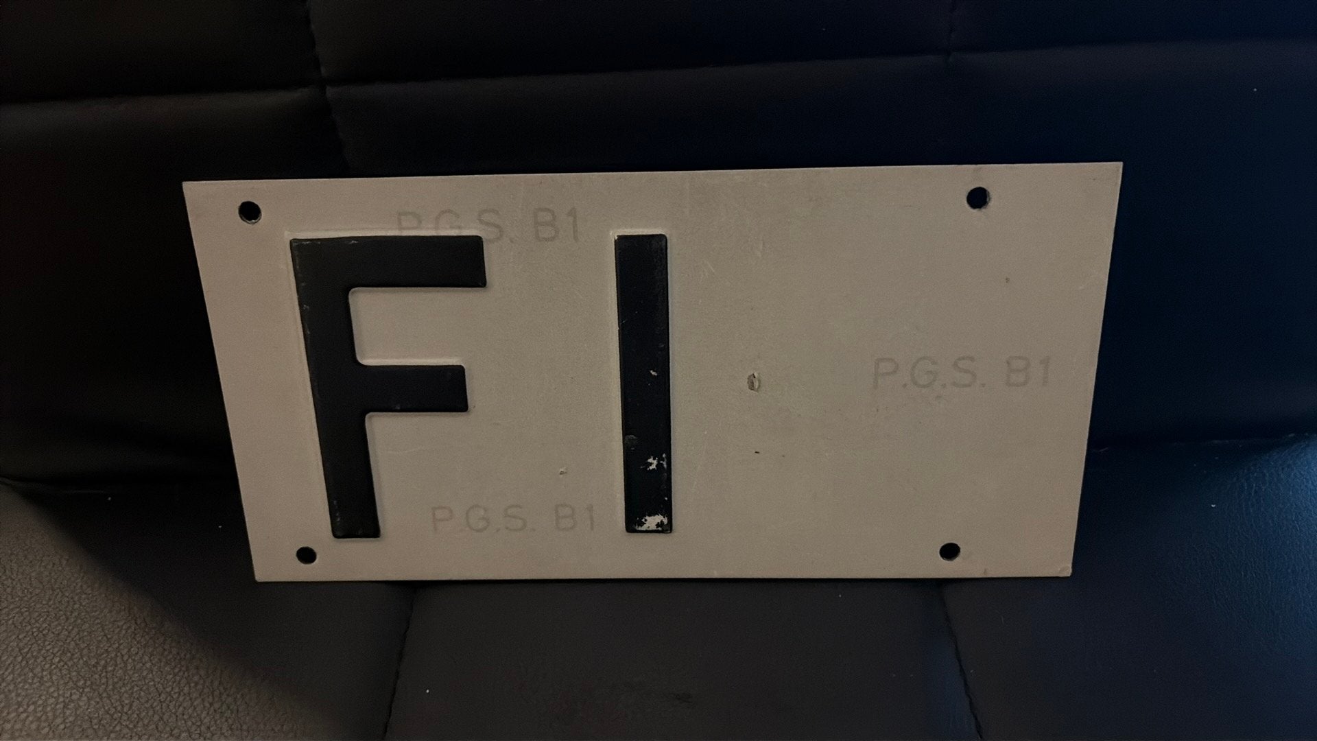 Italiaans nummerbord kentekenplaat Florance jaren 50, Ophalen of Verzenden, Gebruikt