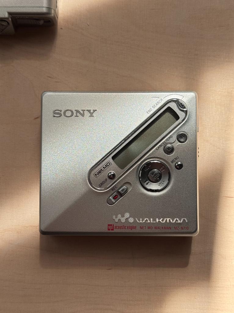 Sony Minidisc Netmd MZ-N710 (Zilver) - DEFECT, Audio, Tv en Foto, Ophalen, Minidisc-recorder