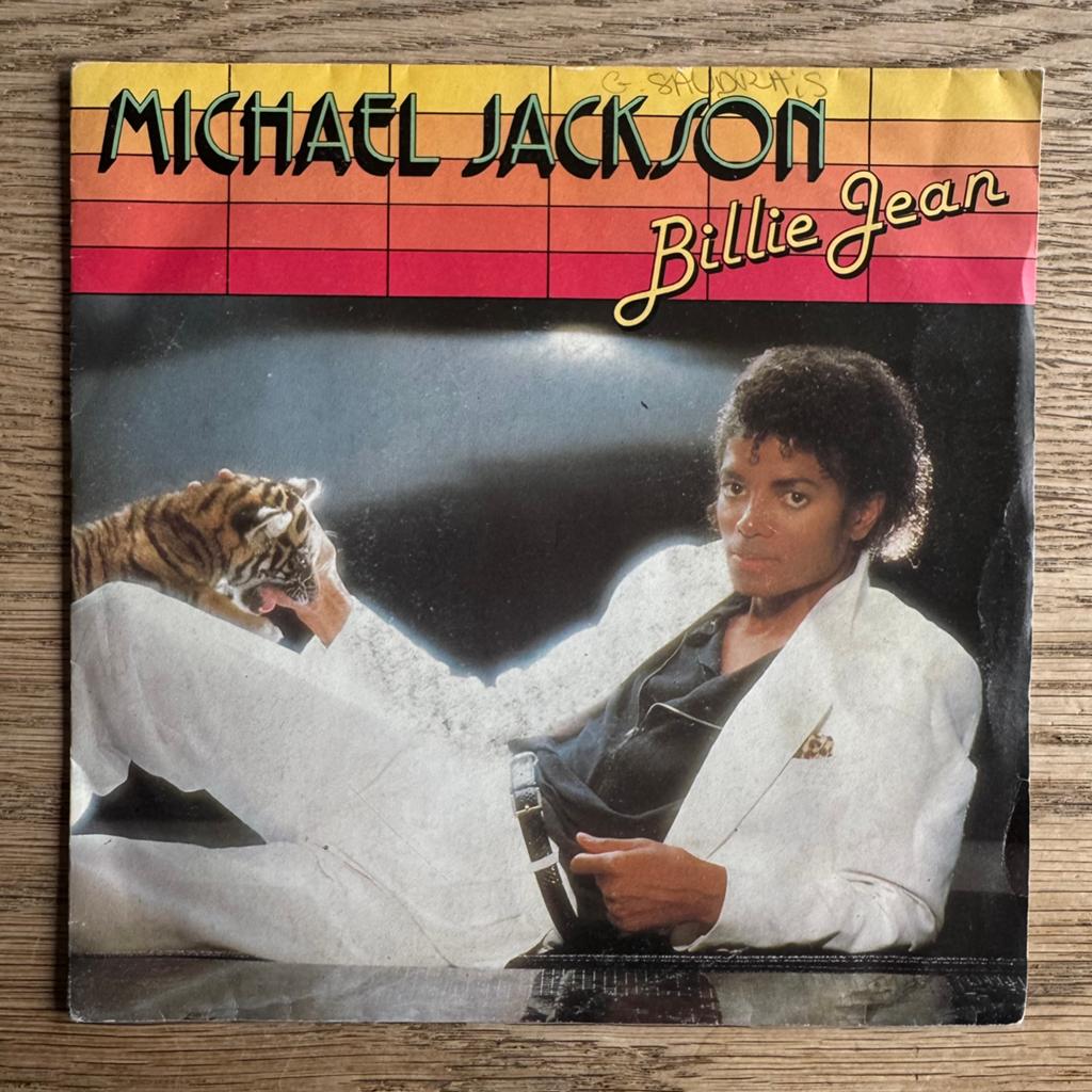 Michael Jackson Billy Jean 7” vinyl single 1983 Funk Soul, Gebruikt, 7 inch, R&B en Soul, Single