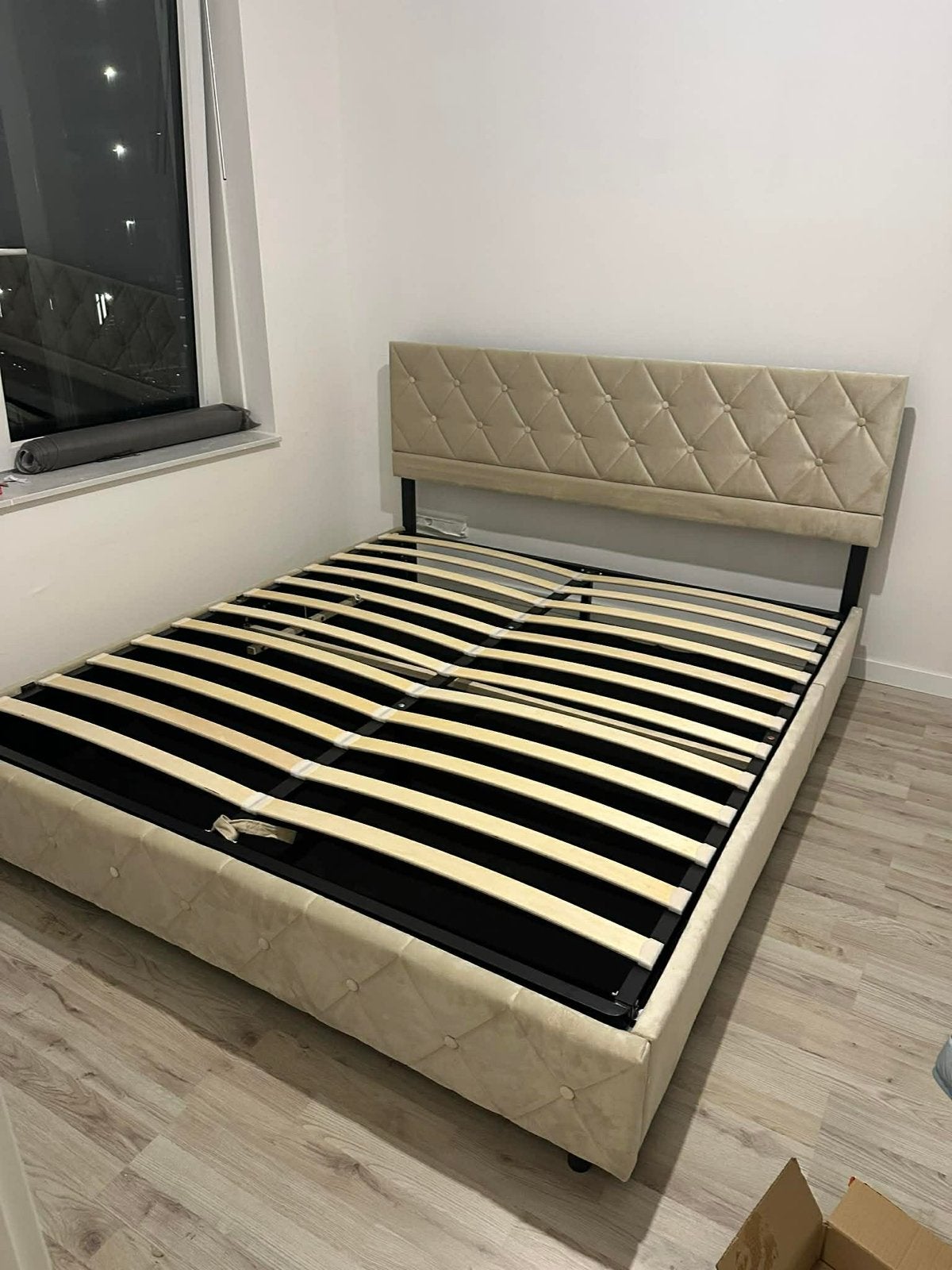 Bed met opbergruimte 180x200, Huis en Inrichting, Slaapkamer | Bedden, Ophalen, Tweepersoons, Zo goed als nieuw, 180 cm