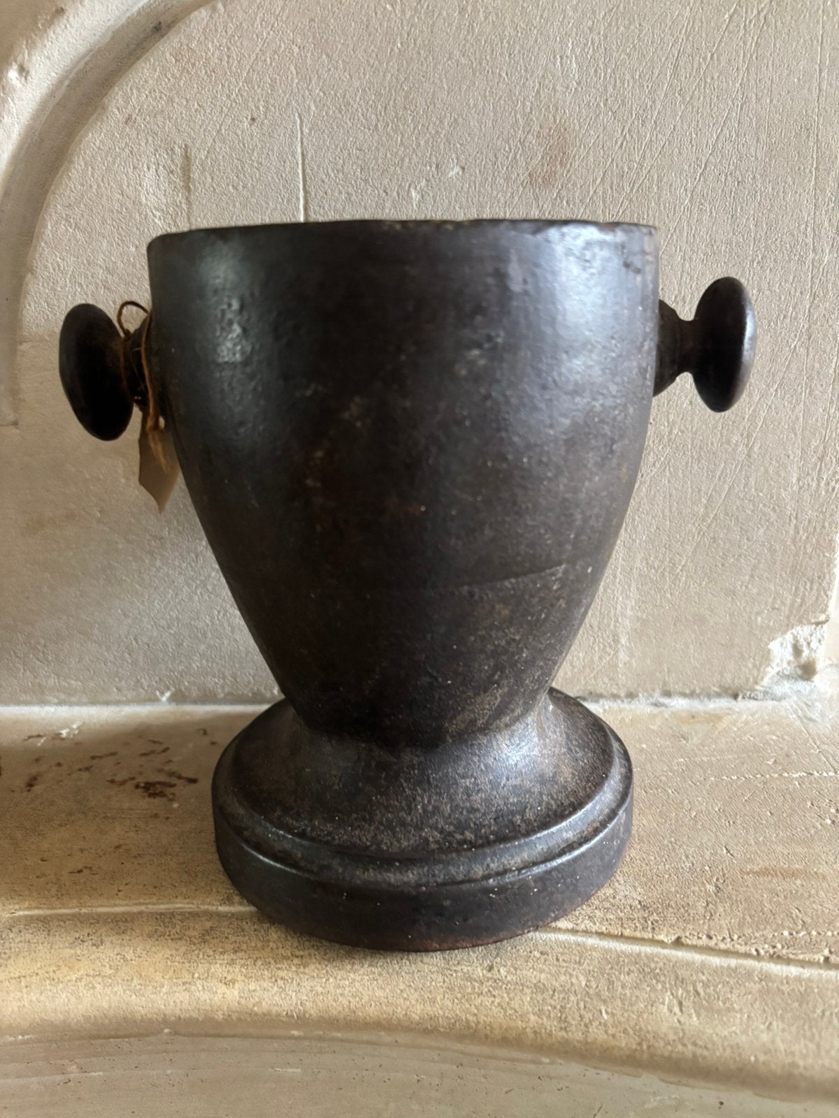 Gietijzeren vijzel carlotte antiek en brocante, Antiek en Kunst, Ophalen