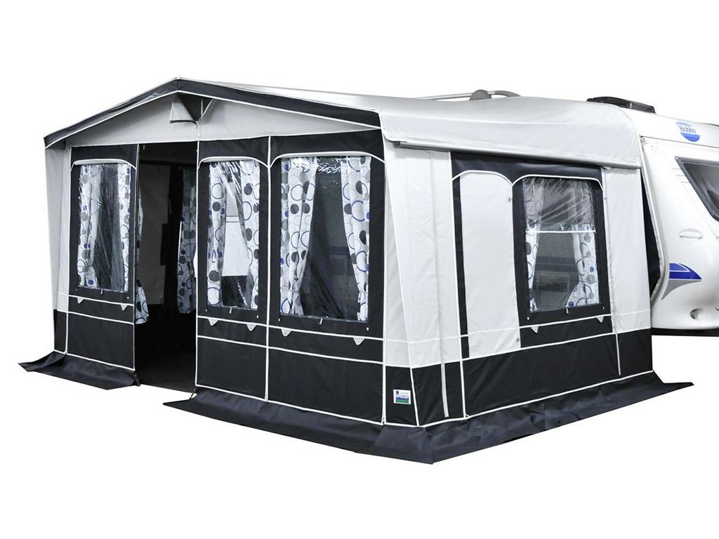 Obelink hypercamp Casa voortent met luifel en schuur, mt 15, Ophalen, Zo goed als nieuw, Tot en met 4