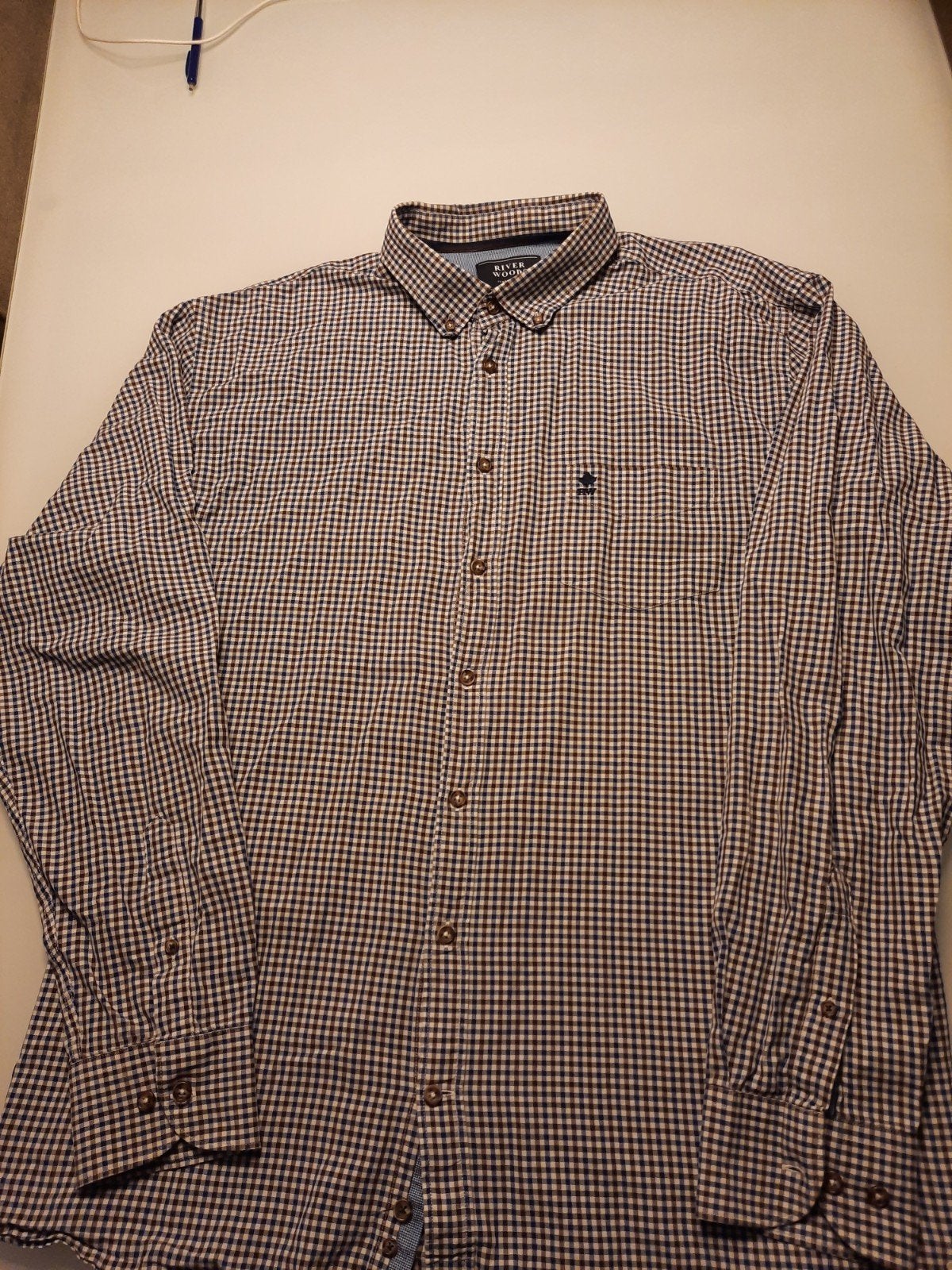 RiverWoods herenoverhemd 3XL Slim Fit Princeton Collar, Kleding | Heren, Meerkleurig, Ophalen of Verzenden, Zo goed als nieuw