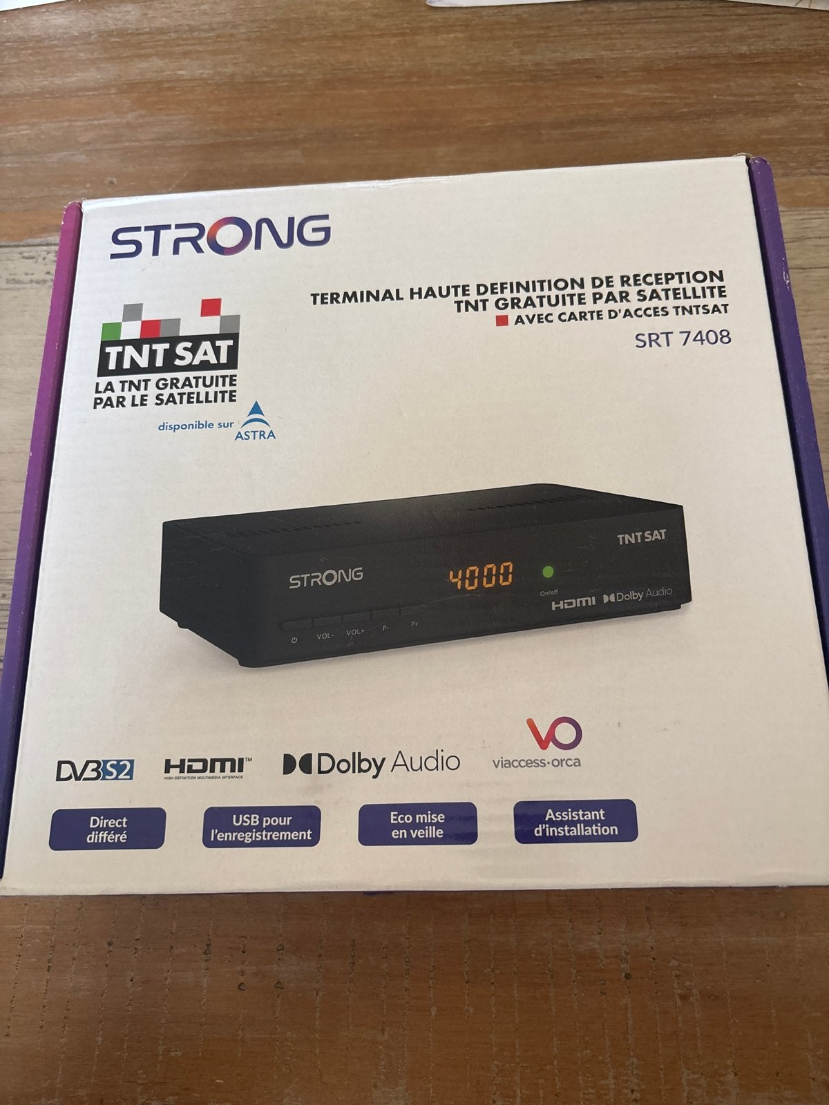 Strong SRT 7408 TNT SAT HD Satellietontvanger, Ophalen of Verzenden, Nieuw, Decoder