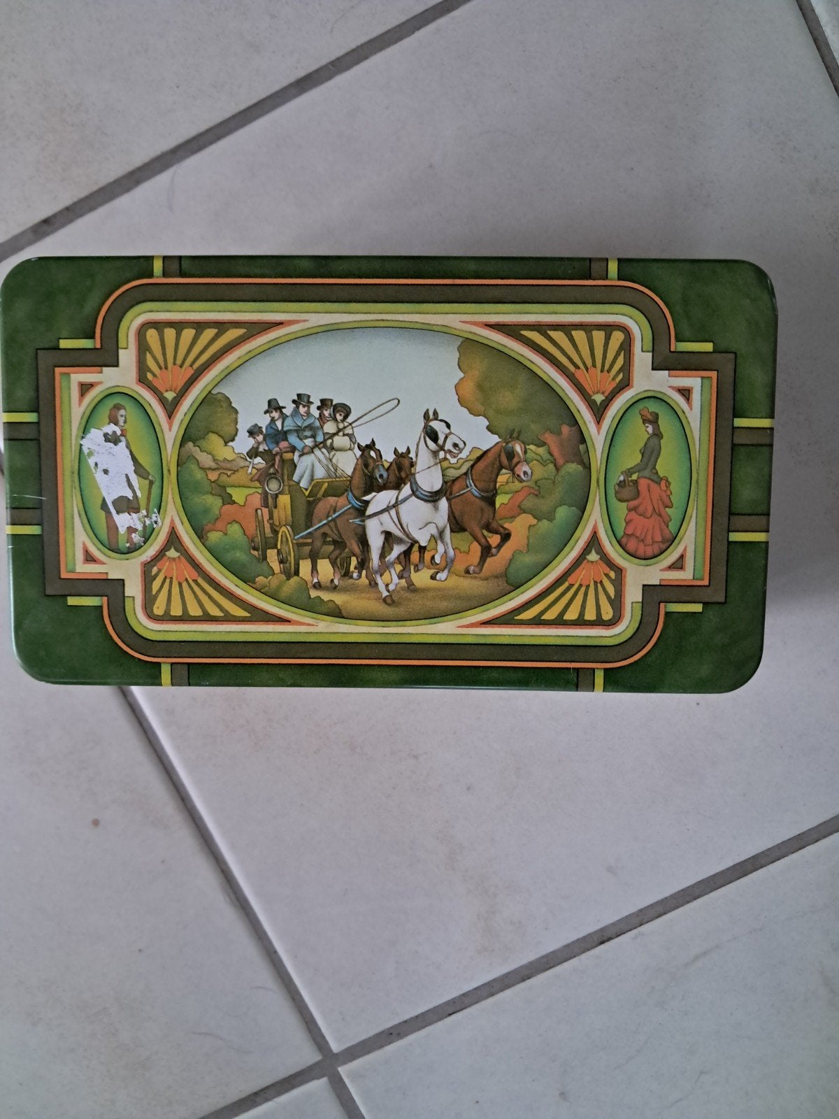 Vintage  Douwe Egberts thee blik., Ophalen of Verzenden, Gebruikt, Koffie, Douwe Egberts