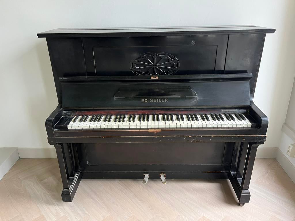 Ed Seiler piano 1927, Muziek en Instrumenten, Piano's, Ophalen, Gebruikt