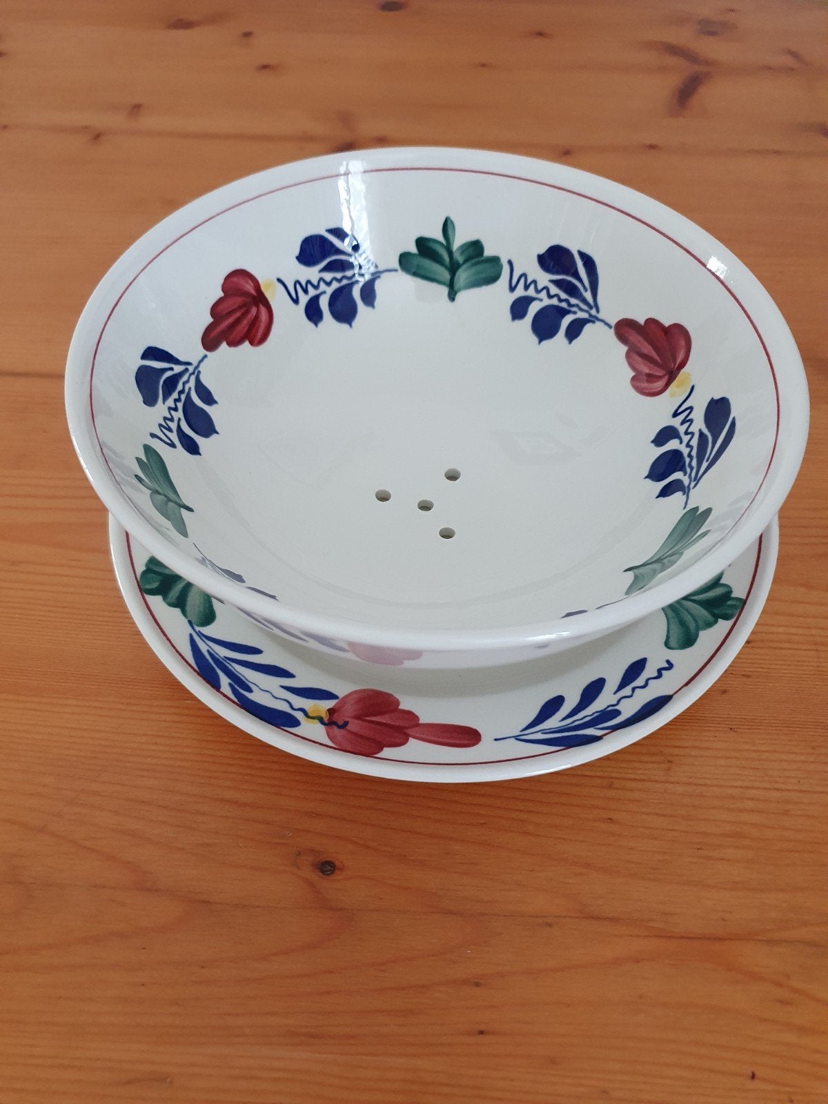 Boerenbont fruitschaal, Ophalen of Verzenden, Aardewerk, Boerenbont, Schaal of Schalen