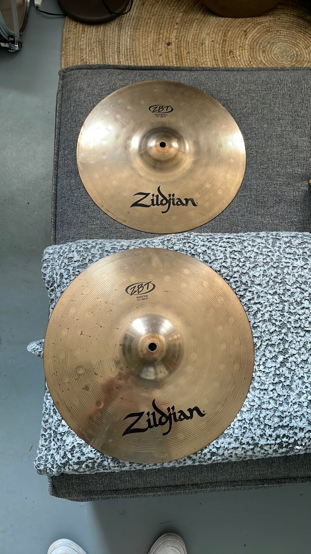 Zildjian ZBT 14" hihat, Ophalen of Verzenden, Gebruikt, Overige merken