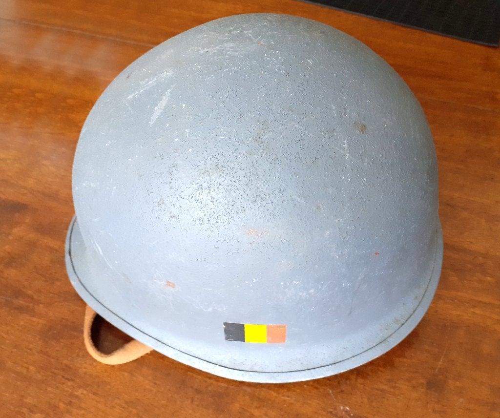 Militaria vintage belgische blauwhelm M1 model 1951, Verzamelen, Militaria | Algemeen, Ophalen of Verzenden, Landmacht, Overige gebieden