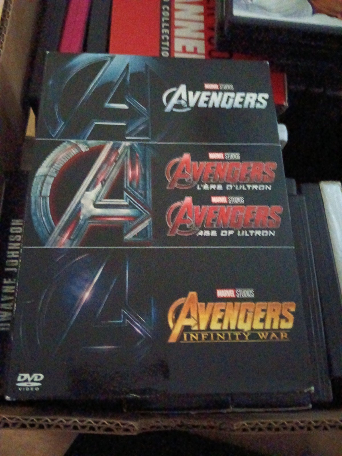 Avengers DVD Boxset The Avengers, Age of Ultron, Infinity Wa, Vanaf 12 jaar, Ophalen of Verzenden, Gebruikt, Inclusief doosje